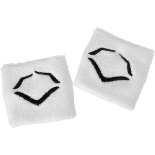 EVOSHIELD Performance EvoCotton Wristbands, White