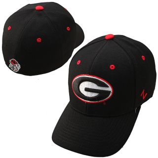 Zephyr Georgia Bulldogs DH Fitted Hat   Black   Size 6 3/4, Georgia Bulldogs