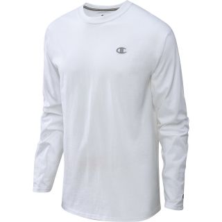 CHAMPION Mens Jersey Long Sleeve T Shirt   Size 2xl, White
