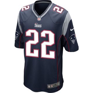 NIKE Mens New England Patriots Stevan Ridley Game Team Color Jersey   Size