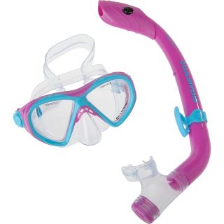 U.S. DIVERS Youth Buzz Mask and Snorkel Set   Size Junior, Bright Purple
