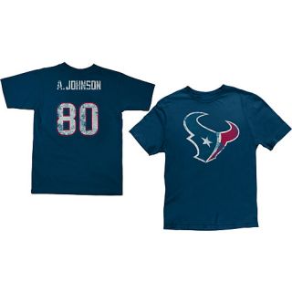 NFL Team Apparel Youth Houston Texans Andre Johnson Vintage Name And Number