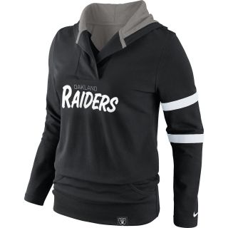 NIKE Womens Oakland Raiders Play Action Hooded Top   Size XS/Extra Small,