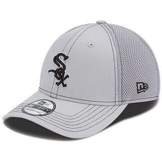 NEW ERA Mens Chicago White Sox Gray Neo 39THIRTY Stretch Fit Cap   Size L/xl,