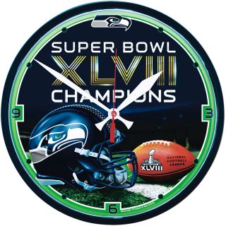 Wincraft Seattle Seahawks Super Bowl 48 Champions Round Clock (2876268)