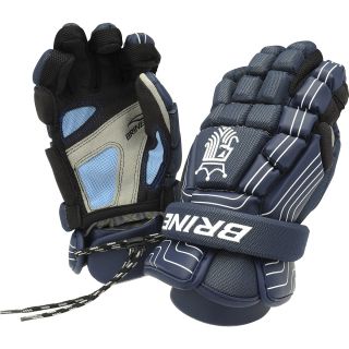 BRINE King Superlite Lacrosse Goalie Gloves   Size 12, Royal