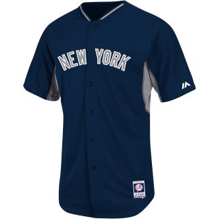 Majestic Athletic New York Yankees Blank Authentic Road Cool Base Batting
