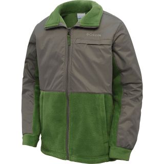 COLUMBIA Boys Steens Mountain Overlay Fleece Jacket   Size 2xs, Dark