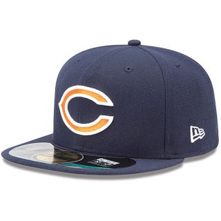 NEW ERA Mens Chicago Bears Authentic Collection Home 59FIFTY Fitted Cap   Size