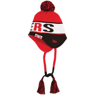 NEW ERA Mens San Francisco 49ers Crayon Box Knit Hat, Red