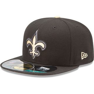 NEW ERA Youth New Orleans Saints Official On Field 59FIFTY Fitted Hat   Size 6.