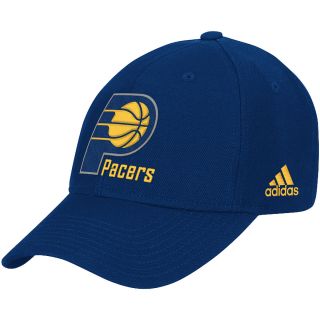 adidas Mens Indiana Pacers Structured Adjustable Cap