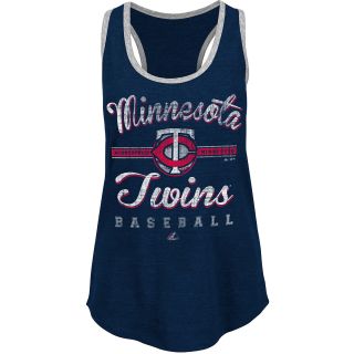 MAJESTIC ATHLETIC Womens Minnesota Twins Authentic Tradition Tank Top   Size