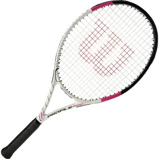 WILSON Profile Boost Tennis Racquet   Size 1, Black/pink