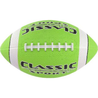 CLASSIC SPORT 10 Youth Rubber Football   Size 3, Green