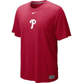 NIKE Mens Philadelphia Phillies AC Dri Fit Logo Legend Short Sleeve T Shirt  
