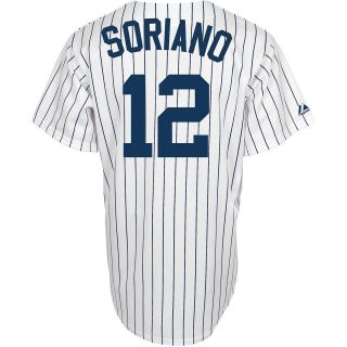 Majestic Athletic New York Yankees Alfonso Soriano Replica Home Jersey   Size