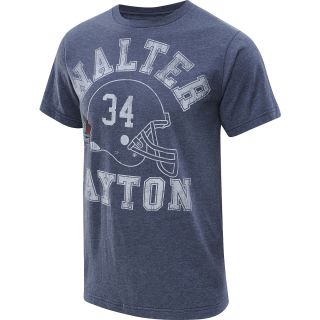 MAJESTIC ATHLETIC Mens Chicago Bears Walter Payton Hall Of Fame Unbalanced T 