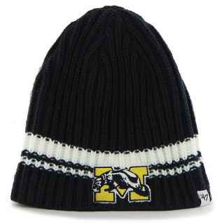 47 BRAND Mens Michigan Wolverines Ontario Striped Knit Hat
