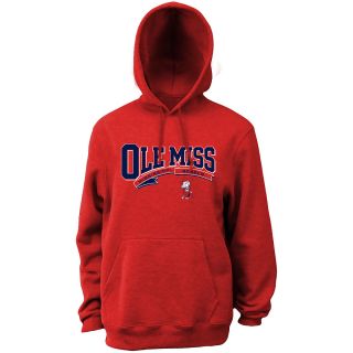 Classic Mens Mississippi Rebels Hooded Sweatshirt   Red   Size XL/Extra Large,