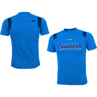 NFL Team Apparel Youth San Diego Chargers Wordmark Short Sleeve T Shirt   Size