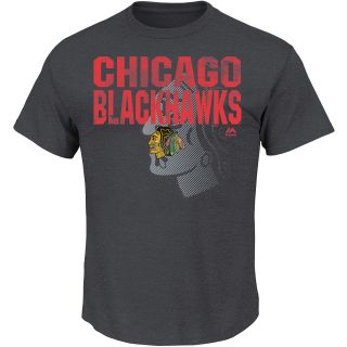 MAJESTIC ATHLETIC Youth Chicago Blackhawks Pumped Up Short Sleeve T Shirt  