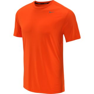 NIKE Mens Relay Short Sleeve Running T Shirt   Size Medium, Total Orange