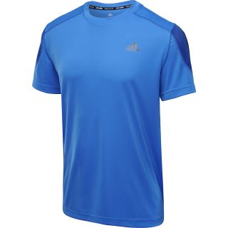 adidas Mens Climamax 2 Short Sleeve T Shirt   Size Small, Blue