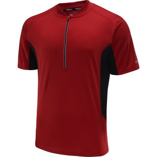 TRAYL Mens Ryde Short Sleeve Cycling Jersey   Size Large, Red