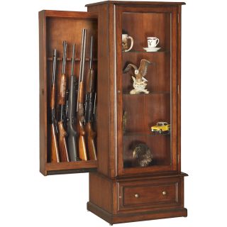 American Furniture Classics 10 Gun Curio/Slider Cabinet (610)