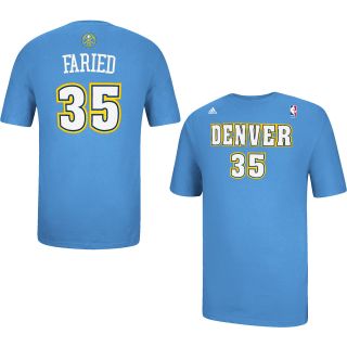 adidas Mens Denver Nuggets Kenneth Faried Replica Name And Number Short Sleeve