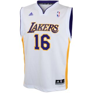 adidas Youth Los Angeles Lakers Pau Gasol Revolution 30 Alternate Replica
