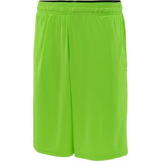 UNDER ARMOUR Mens HeatGear Micro Training Shorts   Size Xl, Hyper Green/black