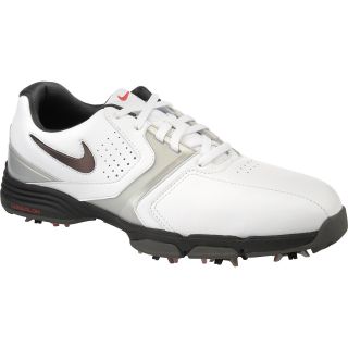 NIKE Mens Lunar Saddle Golf Shoes   Size 12, White/white