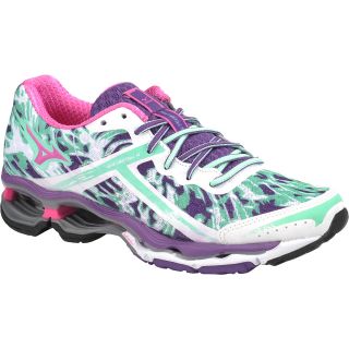 MIZUNO Womens Wave Creation 15 Running Shoes   Size 9, White/purple