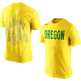 NIKE Mens Oregon Ducks Dri FIT Hyper Elite Short Sleeve T Shirt   Size Large,