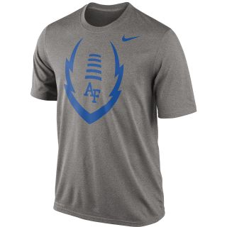 NIKE Mens Air Force Falcons Dri FIT Legend Football Icon Short Sleeve T Shirt  