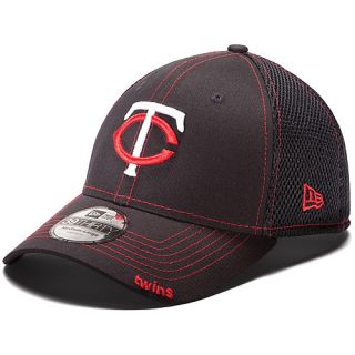 NEW ERA Mens Minnesota Twins Neo 39THIRTY Structured Fit Cap   Size S/m, Navy