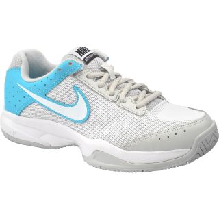 NIKE Womens Air Cage Court Tennis Shoes   Size 11, Grey/blue