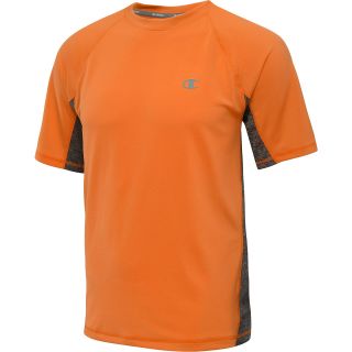 CHAMPION Mens Vapor PowerTrain Colorblocked Short Sleeve T Shirt   Size Large,