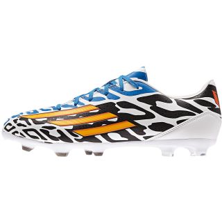 adidas Mens F10 FG Messi World Cup Low Soccer Cleats   Size 9.5, White/neon