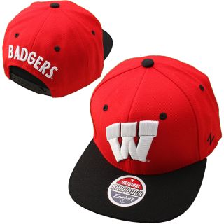 Zephyr Wisconsin Badgers Apex Snapback Hat (WISAPS0010)