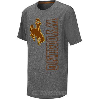 COLOSSEUM Youth Wyoming Cowboys Bunker Short Sleeve T Shirt   Size Small, Grey