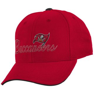 NFL Team Apparel Youth Tampa Bay Buccaneers Structured Adjustable Cap   Size