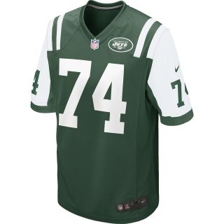 NIKE Mens New York Jets Nick Mangold Game Team Color Jersey   Size Large,