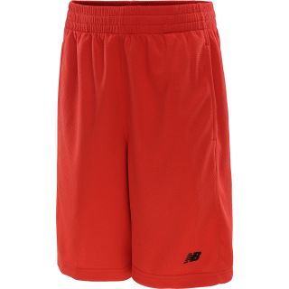 NEW BALANCE Boys Vibrant Basketball Shorts   Size Large, Red