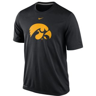 NIKE Mens Iowa Hawkeyes Dri FIT Logo Legend Short Sleeve T Shirt   Size