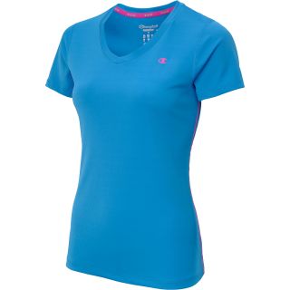 CHAMPION Womens Vapor PowerTrain Short Sleeve T Shirt   Size Small, Energy