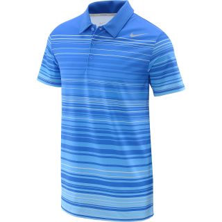 NIKE Mens Rally Sphere Stripe Short Sleeve Tennis Polo   Size Large, Prize