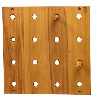 Peg Board 30 x 30 w/Wood Pegs (MS 00120)